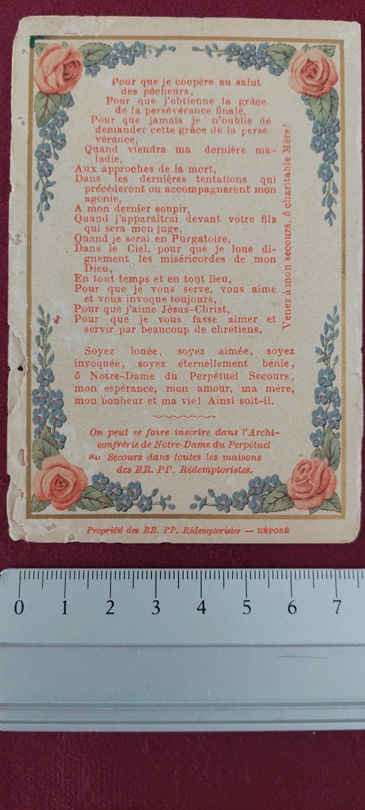 Image pieuse ancienne - Livret Litanies Notre-Dame du Perpétuel Secours XIXe – photo 5